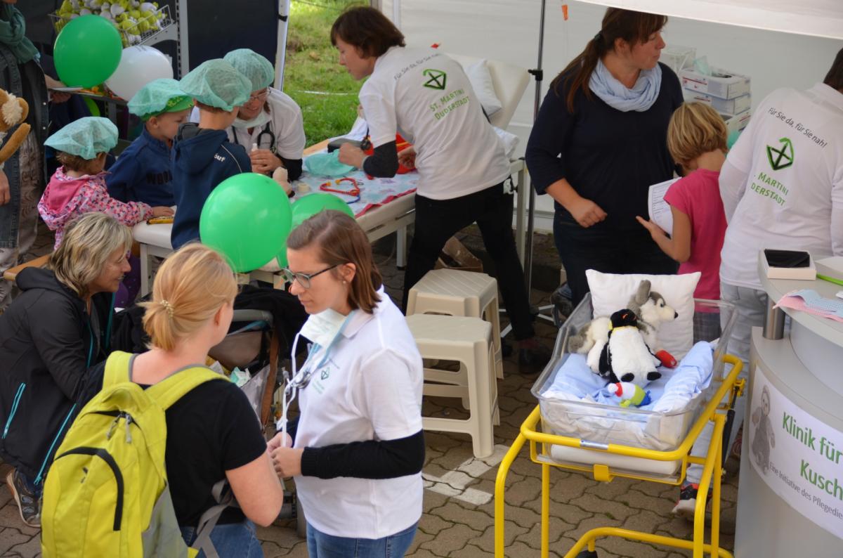 Magnet für die jungen Besucher: die Teddyklinik. Magnet für die jungen Besucher: die Teddyklinik.