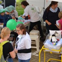 Magnet für die jungen Besucher: die Teddyklinik.